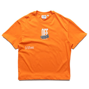 L/AB c/o Off-White Off Active Duct Tape Tee - Orange Tiger