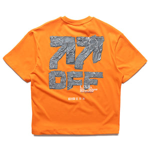 L/AB c/o Off-White Off Active Duct Tape Tee - Orange Tiger