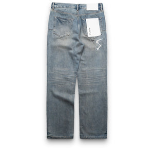 Purple Brand Mid Rise Straight Leg Vintage Repair Jean - Light Indigo