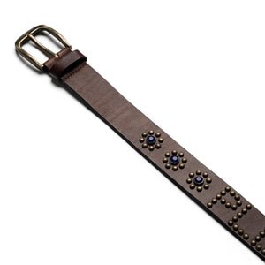 Pleasures Studded Belt - Brown