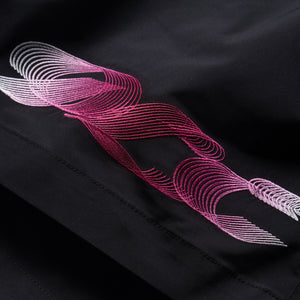 Purple Brand Gradient Ribbon All Around Shorts - Black