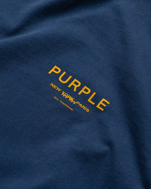 Purple Brand Cities Tee - Navy
