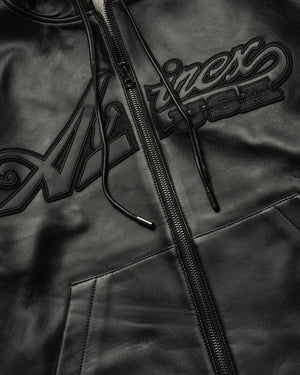 Avirex Nappa Hoodie - Black