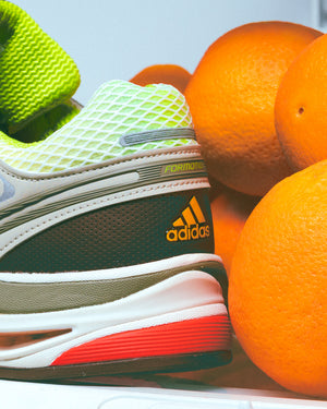 Larry June x Adidas Adistar Control 5 'Watermelon Smoothie' - Semi Lucid Red/Semi Solar Slime
