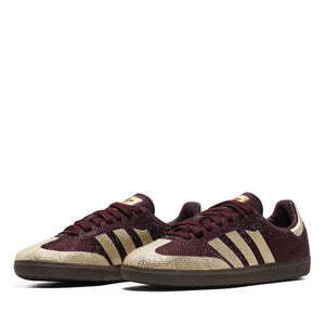 Women's Adidas Samba OG - Maroon/Warm Vanilla