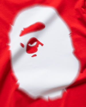 A Bathing Ape Ape Head Tee - Red