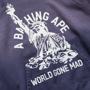 A Bathing Ape Destroy Washed Hoodie - Purple