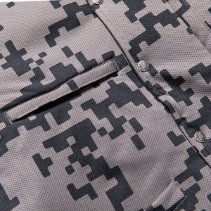 Kazuki Kuraishi x A Bathing Ape Pixelate Camo Reversible Down Jacket - Black