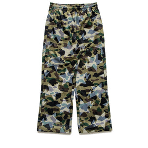 A Bathing Ape Sta Over Print 1st Camo Sta Mesh Sweatpants - Green