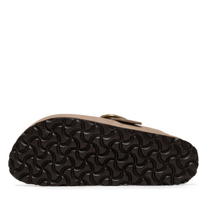 Women's Birkenstock Boston Big Buckle Nubuck - Sandcastle