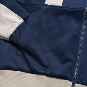 Criminal Damage Panel FC Track Jacket - Navy/Cream