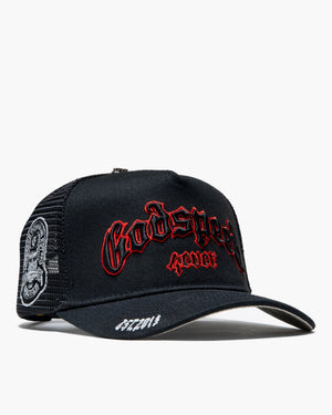 Godspeed New York GS Forever Trucker Hat - Black/Red