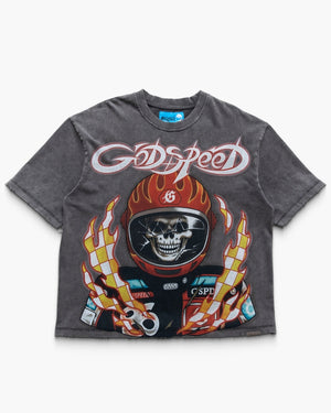 Godspeed New York Road Rage T-Shirt - Grey Wash