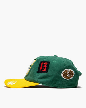 Godspeed New York Rugby Home Team Dad Hat - Green/Yellow