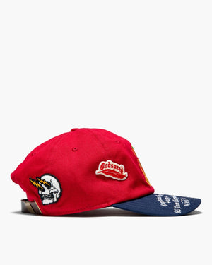 Godspeed New York Rugby Home Team Dad Hat - Red/Navy