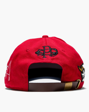 Godspeed New York Rugby Home Team Dad Hat - Red/Navy