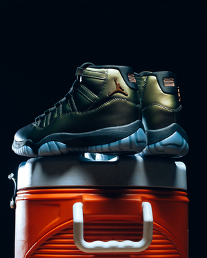 Women's Air Jordan 11 'Magic Ball' - Light British Tan/Off Noir