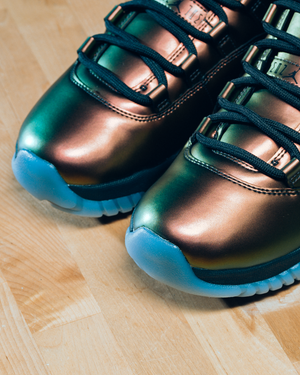 Women's Air Jordan 11 'Magic Ball' - Light British Tan/Off Noir