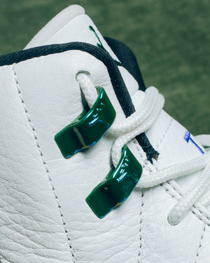 Air Jordan 12 Retro 'Bucks' - Summit White/Gorge Green