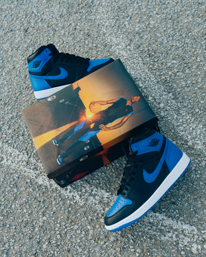 Air Jordan 1 Retro High OG 'Royal' - Black/Game Royal