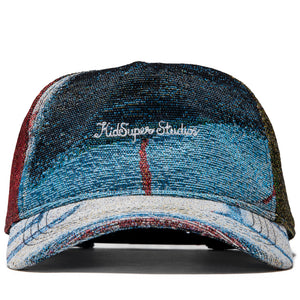 KidSuper Jacquard Art Script Logo Snapback - Multi