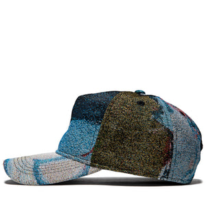 KidSuper Jacquard Art Script Logo Snapback - Multi