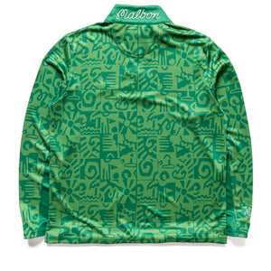 Malbon Golf Capo Performance Quarter Zip - Kelly Green