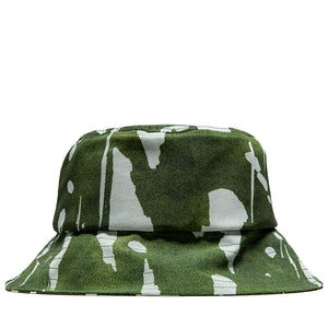 Malbon Golf Inkwash Bucket Hat - Olive Inkwash