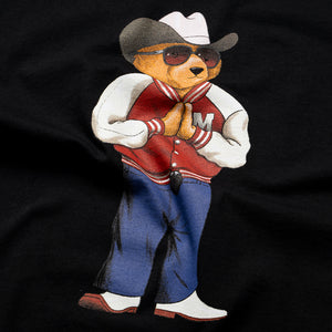 Market Hee-Haw Bear Tee - Black