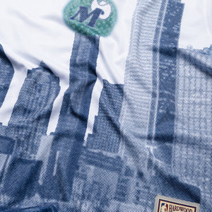 Politics x Dallas Mavericks x Mitchell & Ness Skyline Tee - White