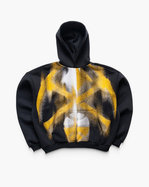 Nike Denver Nuggets Standard Issue Pullover Hoodie - Black/White