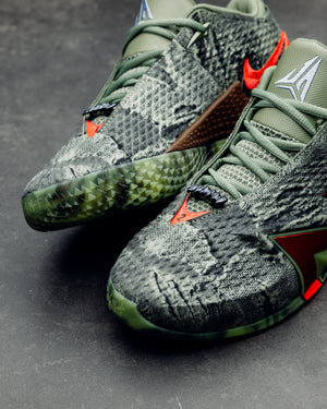 Nike Ja 4 'Halloween' - Oil Green/Bright Crimson