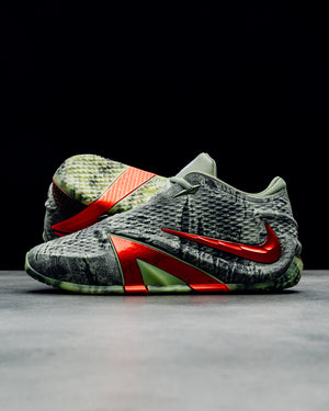 Nike Ja 4 'Halloween' - Oil Green/Bright Crimson