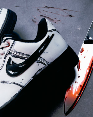 Nike Air Force 1 'Scream' - Summit White/Metallic Silver