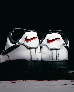 Nike Air Force 1 'Scream' - Summit White/Metallic Silver