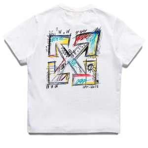 Little Kids Off-White Arrow Scribble Tee - White