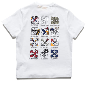 Little Kids Off-White Multilogo Tee - White