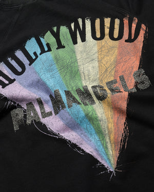 Palm Angels Neon Boulevard Double Layer L/S Tee - Anthracite