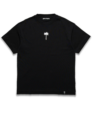 Palm Angels Palm Tree Statement Regular Tee - Black