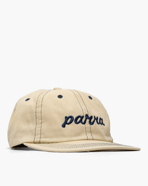 Parra Lowercase Script Logo 6 Panel - Natural
