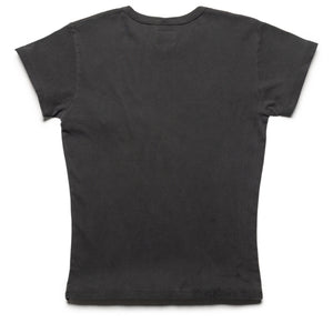 Women's Politics Core Baby Tee - Vintage Black