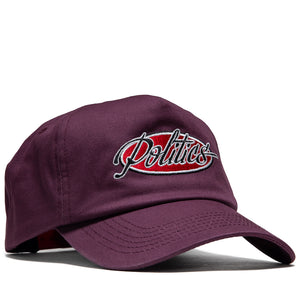 Politics Chassis 5 Panel Snapback - Maroon