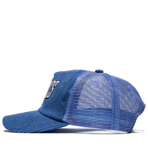 Politics Rise Corduroy Trucker Hat - Denim