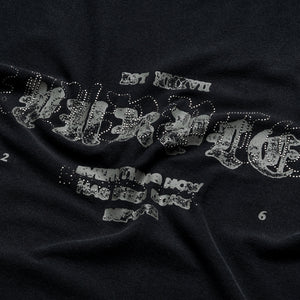 Purple Brand Crystal Layer Tee - Black