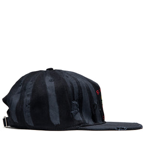 Purple Brand St. Violet Distressed Strapback - Black