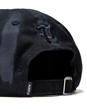 Purple Brand St. Violet Distressed Strapback - Black
