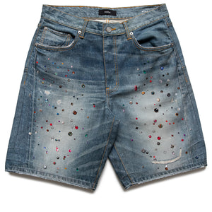Purple Brand Jewel Denim Shorts - Light Indigo
