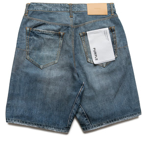 Purple Brand Jewel Denim Shorts - Light Indigo