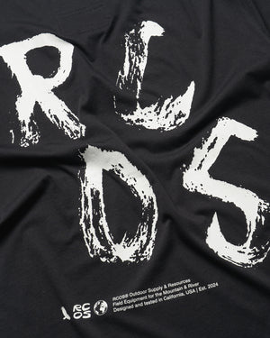 RC Outdoor Supply Etching Tee - Black