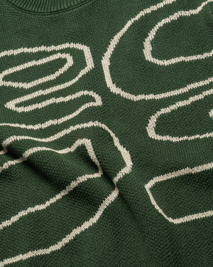 RC Outdoor Supply Stack Logo Knit Sweater - Forest